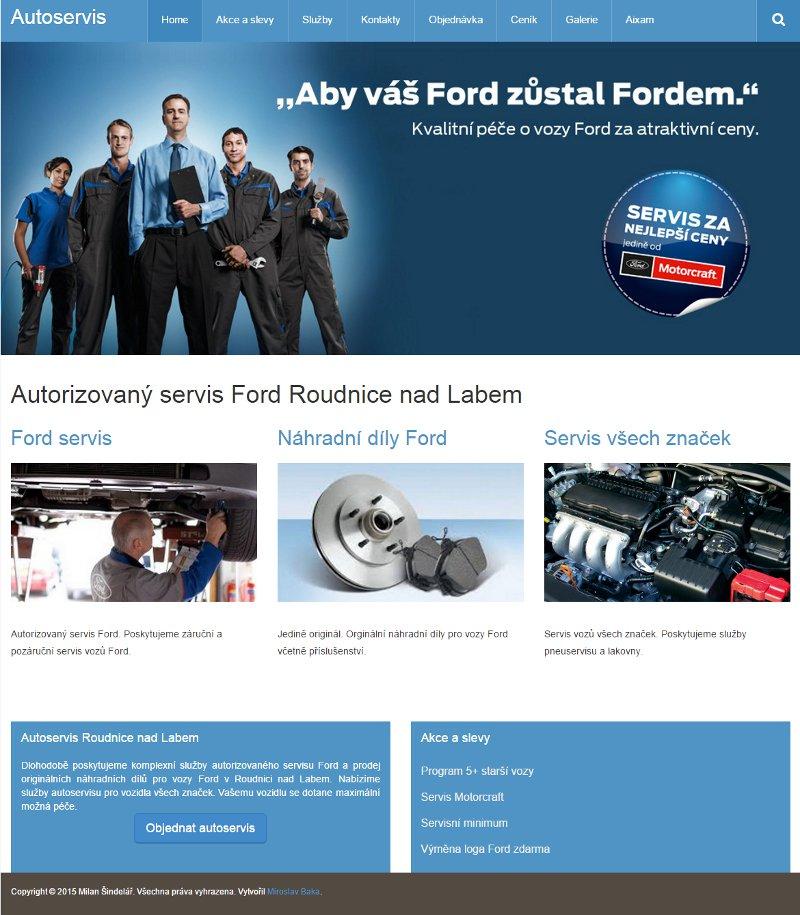 Autorizovaný servis Ford Šindelář