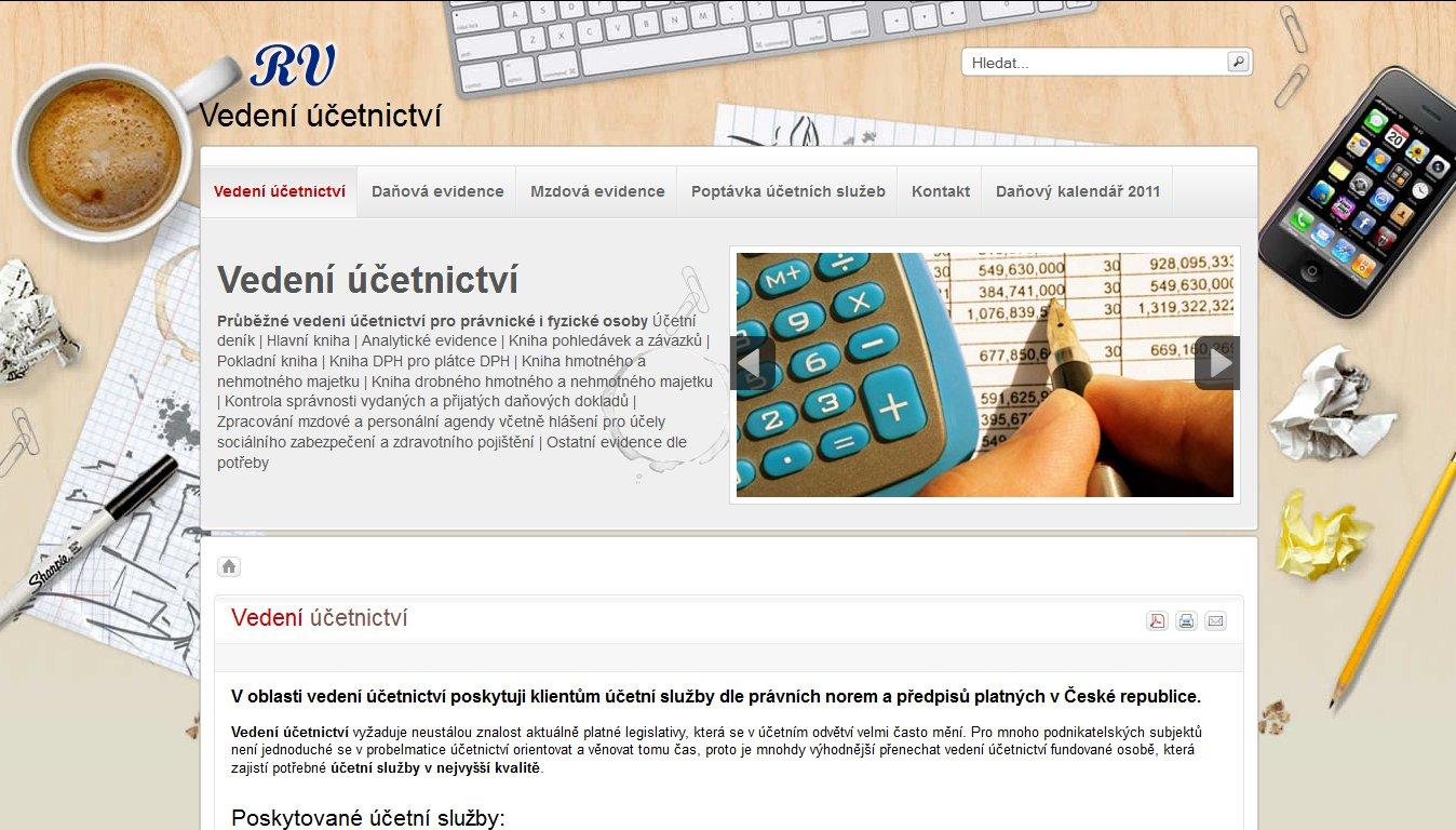 Web Mgr. Renáta Vlčková - účetní služby